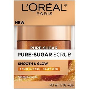 L'Oreal Pure-Sugar Scrub Smooth & Glow (3 Pure Sugars & Grapeseed) 1.7oz